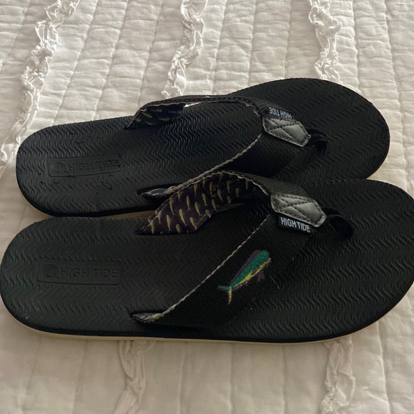 Mens High Tide Flip Flops 10 - Picture 1 of 6